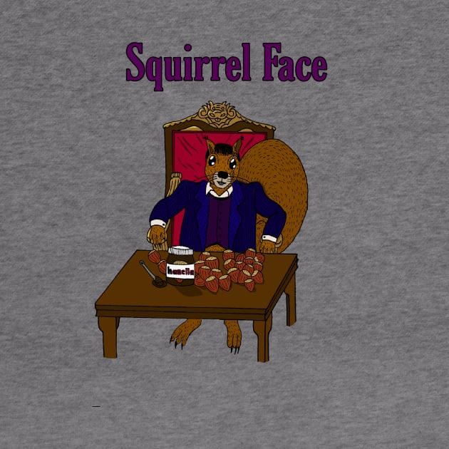 Squirrel Face by Josh Guilty 